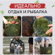 Складное туристическое ведро 20л,Многофункциональное ведро для кемпинга, рыбалки и наживки, зеленый