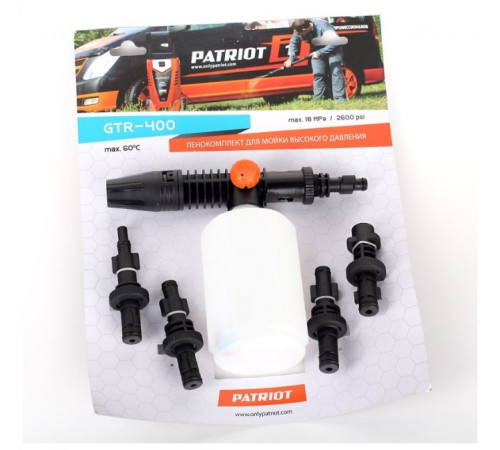 Пенокомплект PATRIOT GTR 400 (322305755 предназначен для использования с минимойками: PATRIOT)
