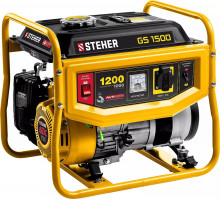 Генератор бензиновый 1200 Вт Steher GS-1500