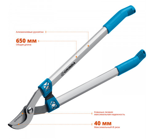 Сучкорез плоскостной 660 мм Grinda 424511