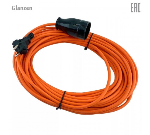 Удлинитель силовой шнур GLANZEN штепс