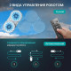 Робот для мойки окон W13 Flybot со сменными салфетками 10 шт