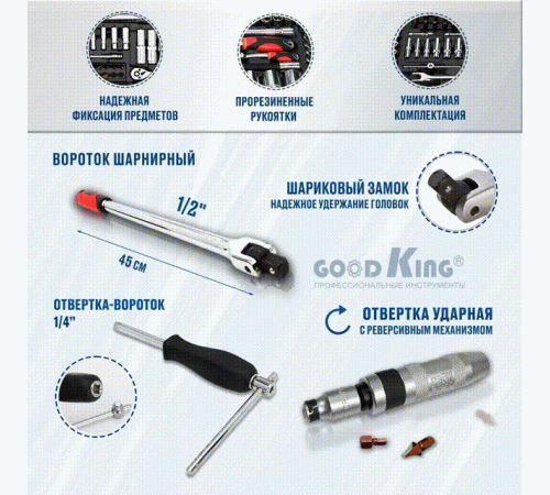 Набор инструментов GOODKING 131 предмет