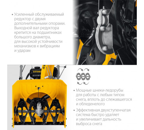 Снегоуборщик бензиновый Steher GST-756