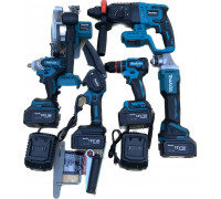 Набор аккумуляторных инструментов 6в1 Makita